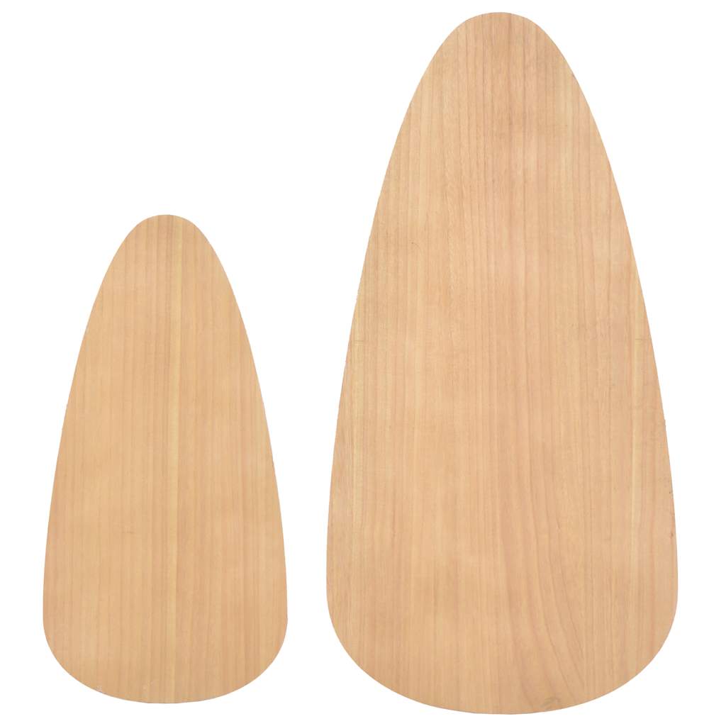 Ensemble De Tables Basses 2 Pcs Bois De Pin Massif