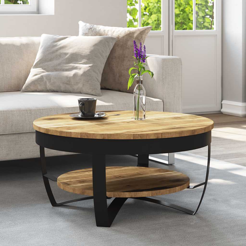 Table Basse Ø Bois D'acacia Solide