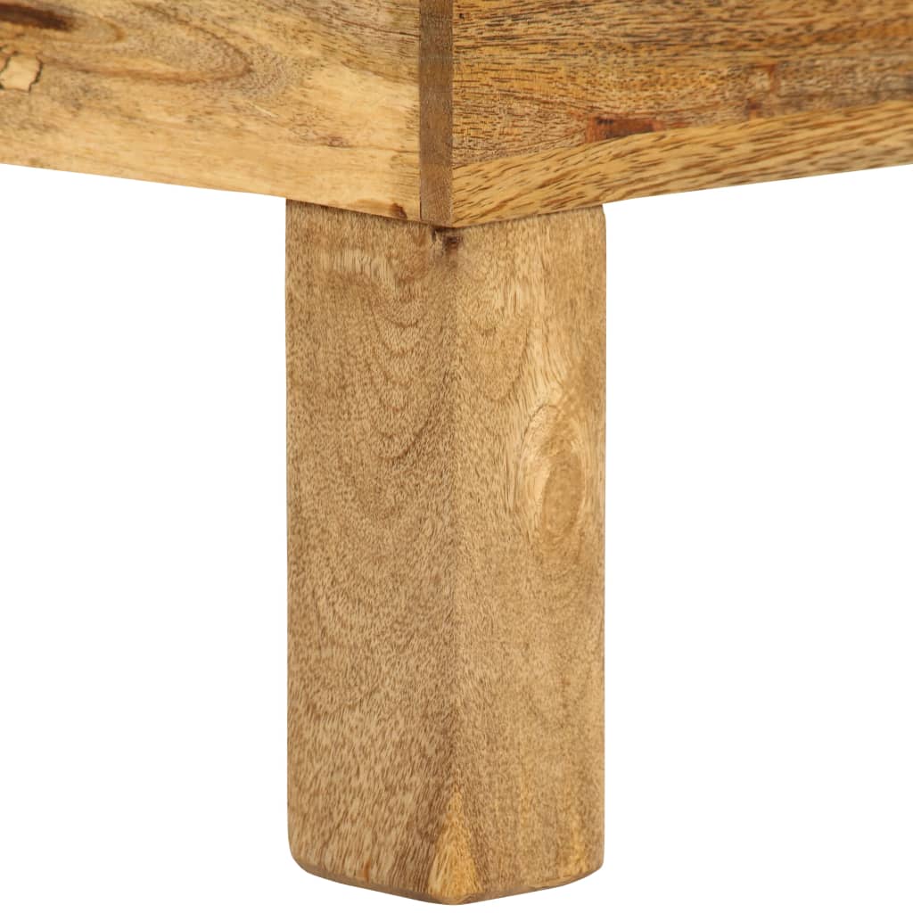 Table Basse Bois De Manguier Massif 110X55X35 Cm