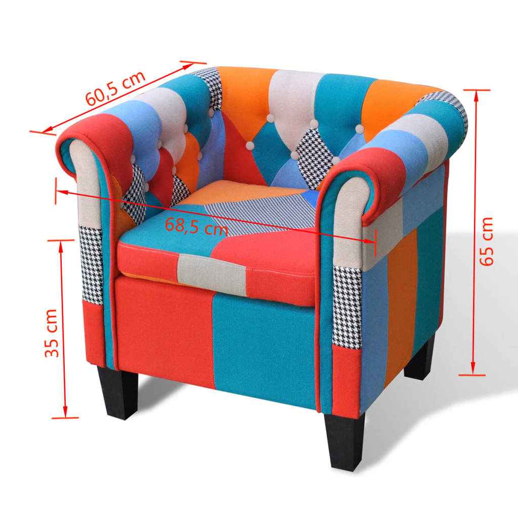 Fauteuil Avec Design De Tissu