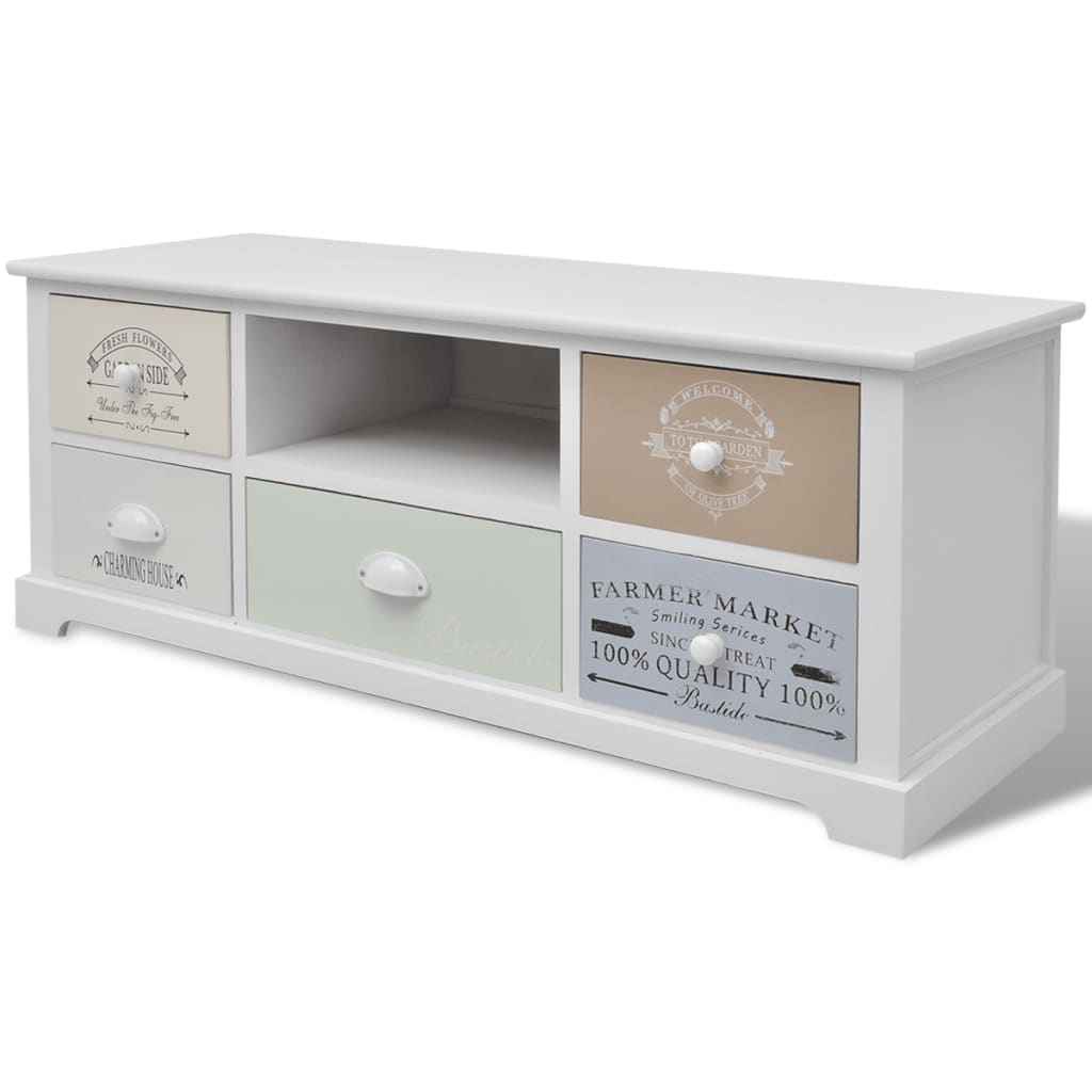Meuble Tv En Style Français Bois