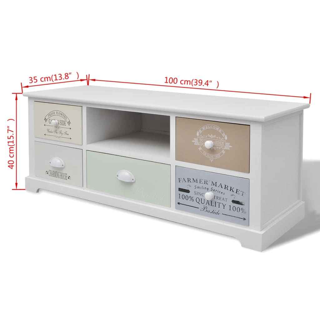 Meuble Tv En Style Français Bois