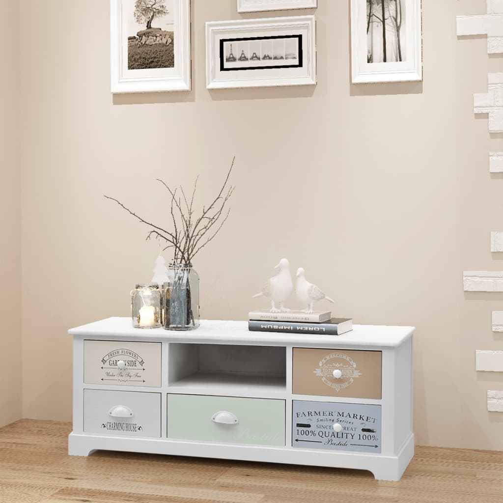 Meuble Tv En Style Français Bois