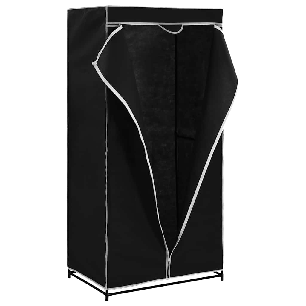 2 pcs Wardrobes Black 75x50x160 cm