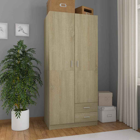 Garde-Robe 80X52X180 Cm Aggloméré