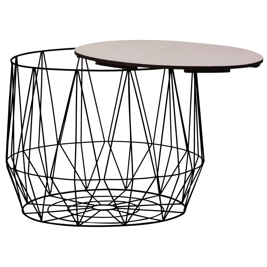 Tables basses 2 pcs noir