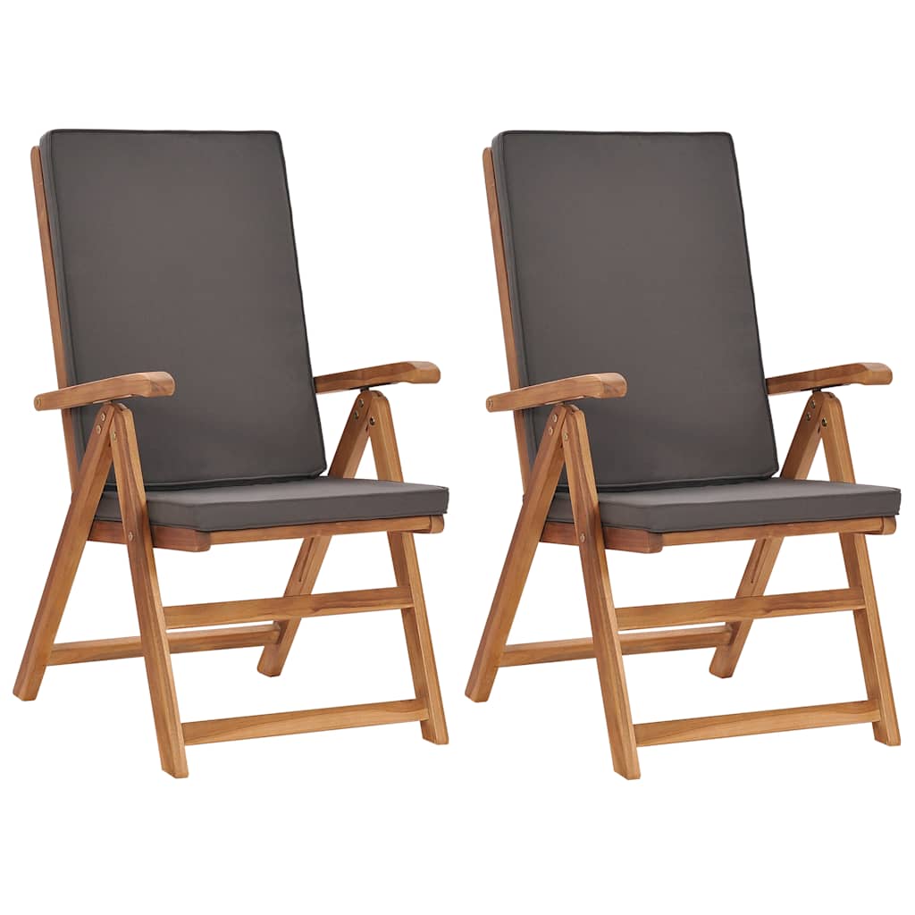 Chaise De Jardin 8 Pcs Marron Et Blanc 57 X 71,5 X 104 Cm