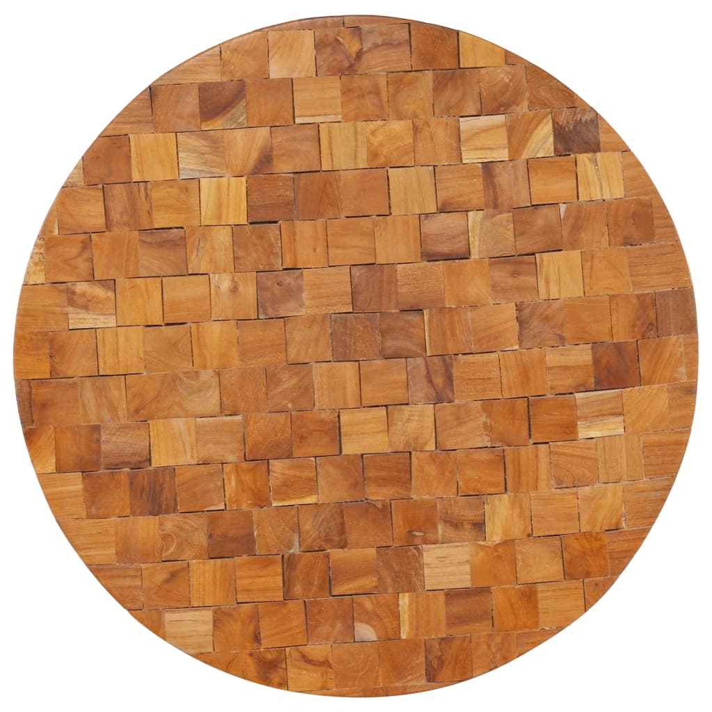 Table Basse 60X60X35 Cm Bois De Teck Massif