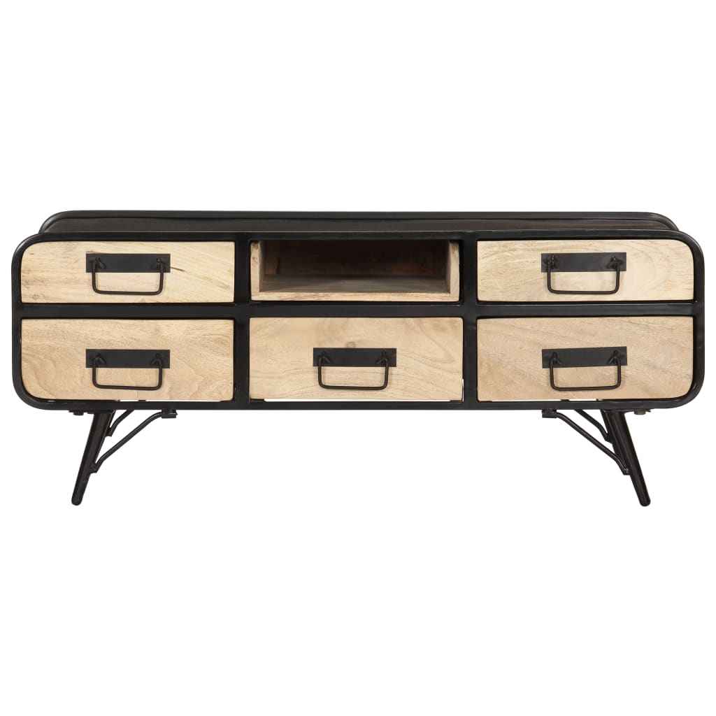 Table Basse 100X50X40 Cm Bois De Manguier Massif