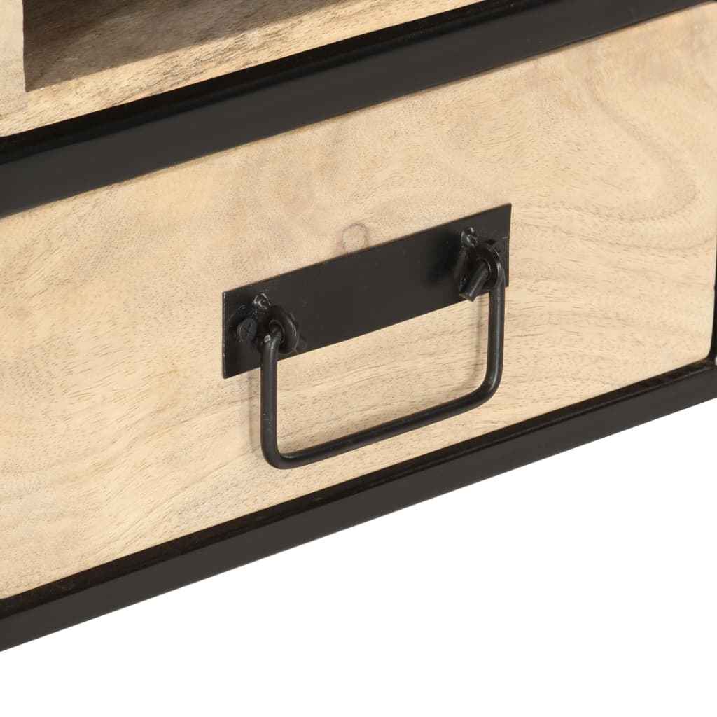 Table Basse 100X50X40 Cm Bois De Manguier Massif