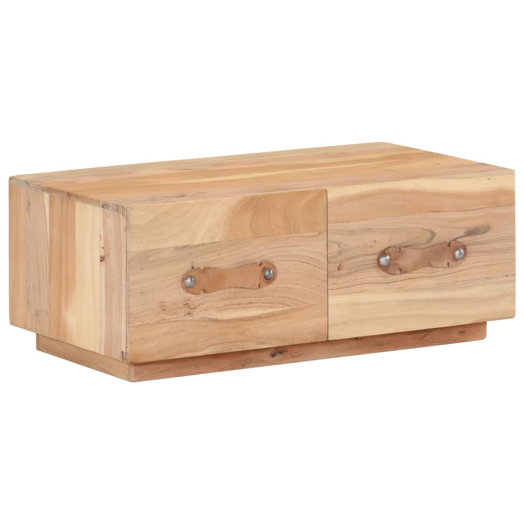 Table Basse 90X50X35 Cm Bois De Récupération Massif