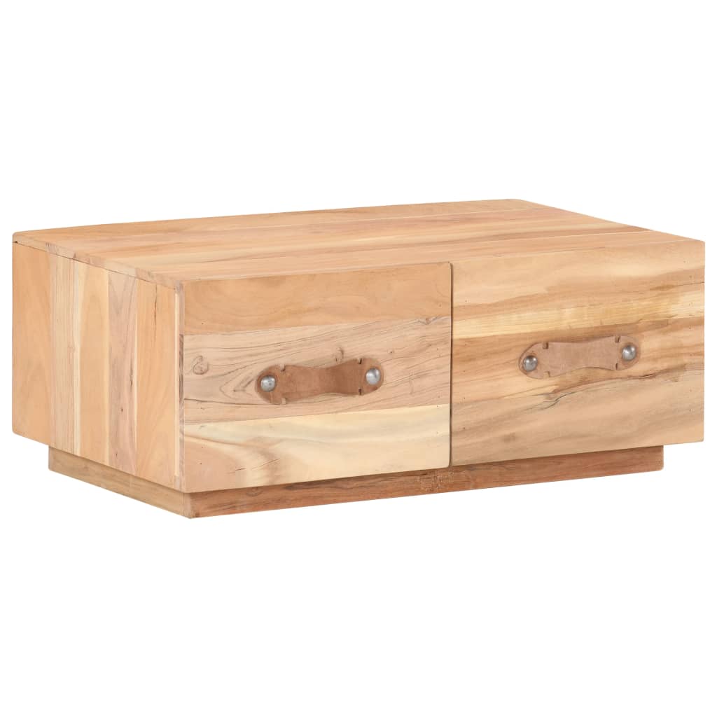 Table Basse 90X50X35 Cm Bois De Récupération Massif