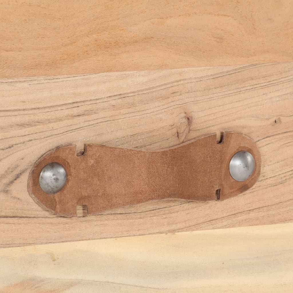Table Basse 90X50X35 Cm Bois De Récupération Massif