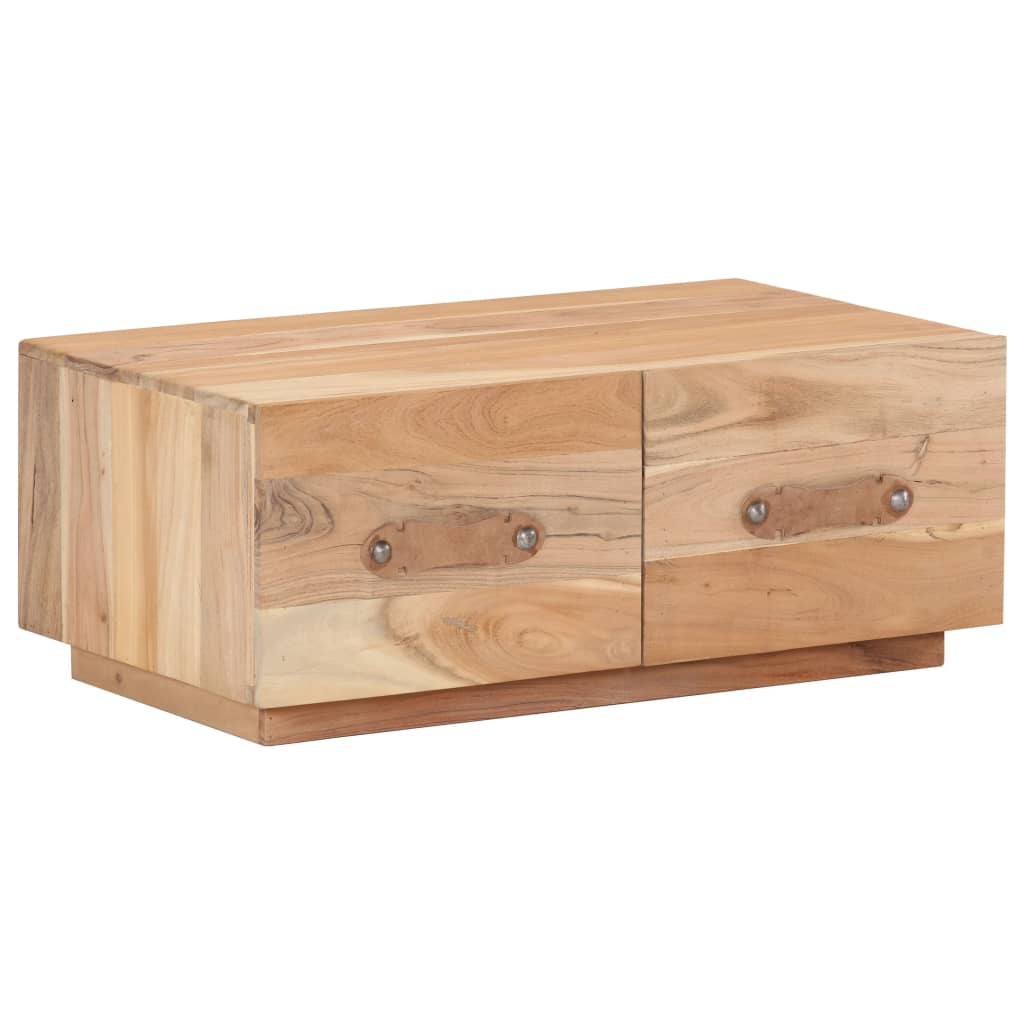 Table Basse 90X50X35 Cm Bois De Récupération Massif