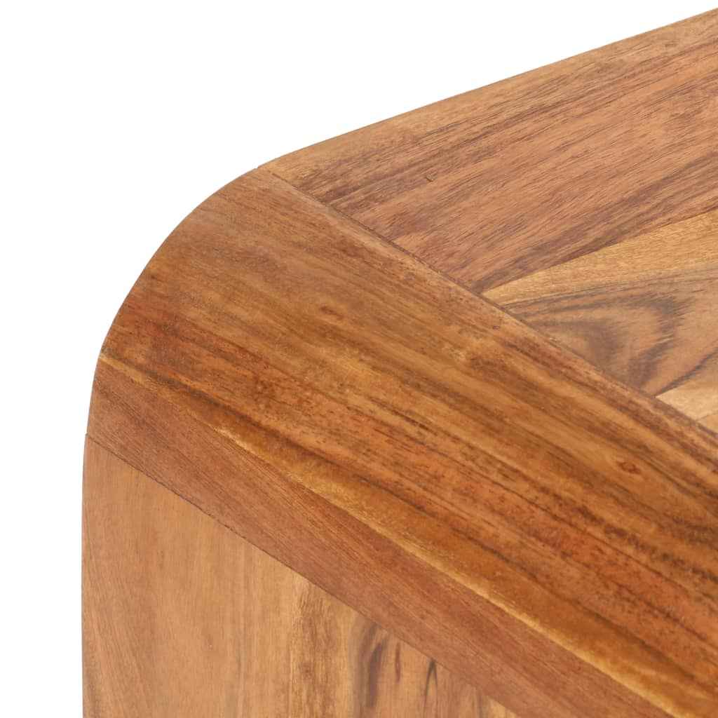 Table Basse 90X50X30 Cm Bois D'acacia Massif