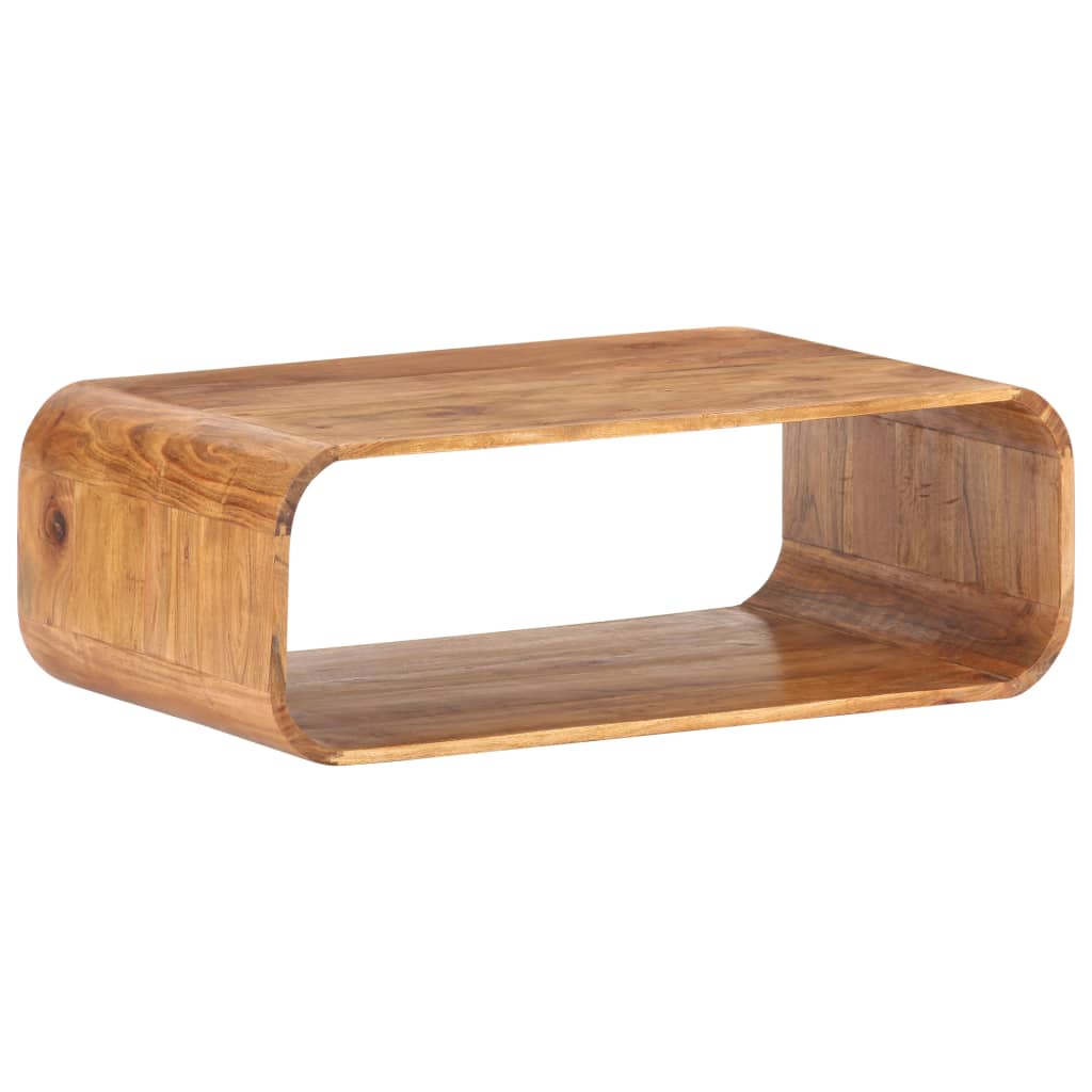 Table Basse 90X50X30 Cm Bois D'acacia Massif