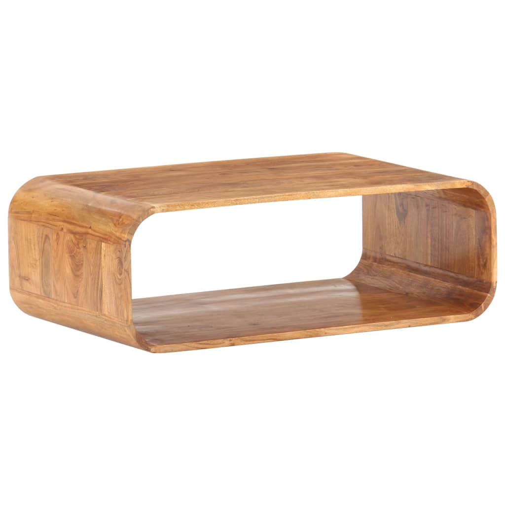 Table Basse 90X50X30 Cm Bois D'acacia Massif