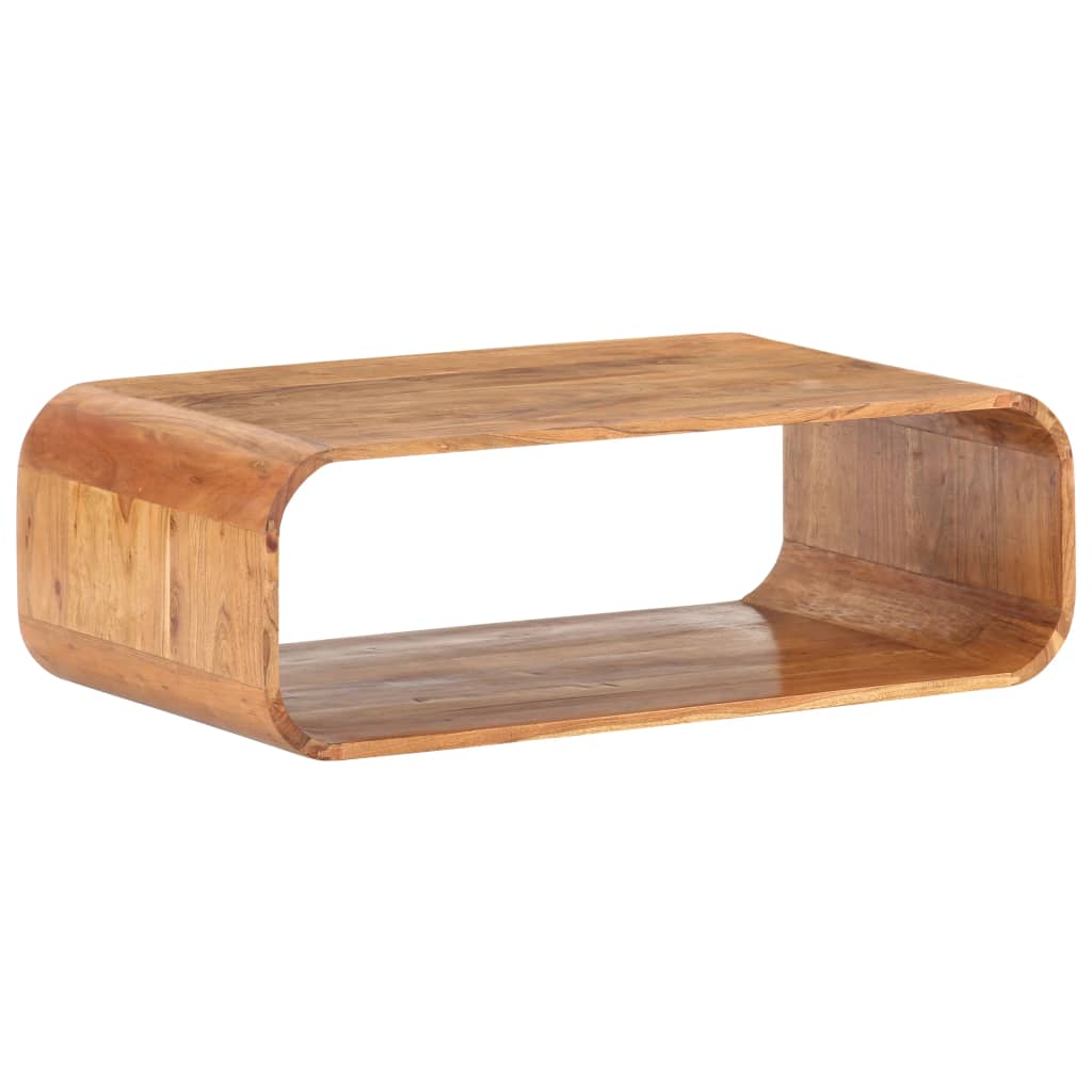 Table Basse 90X50X30 Cm Bois D'acacia Massif
