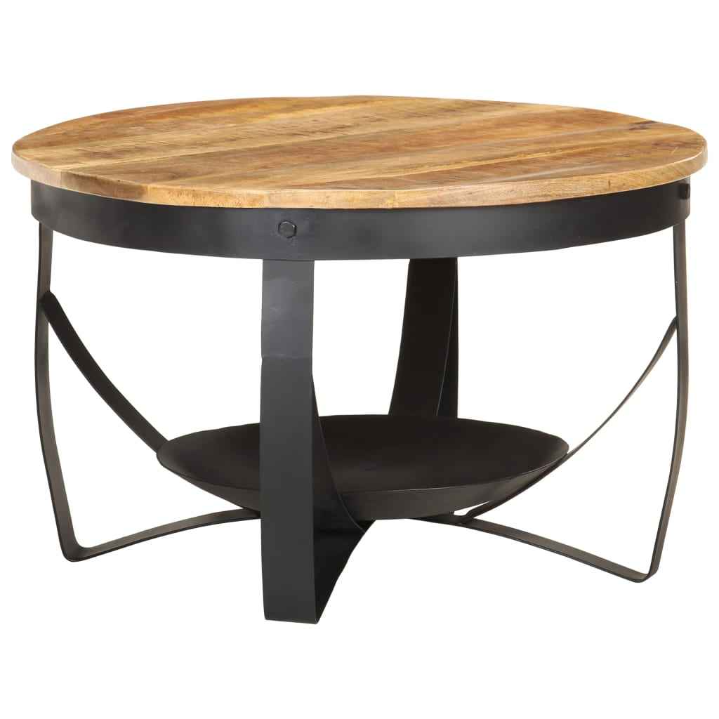 Table Basse Ø Bois D'acacia Solide