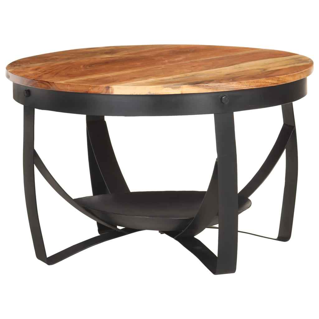 Table Basse Ø Bois D'acacia Solide