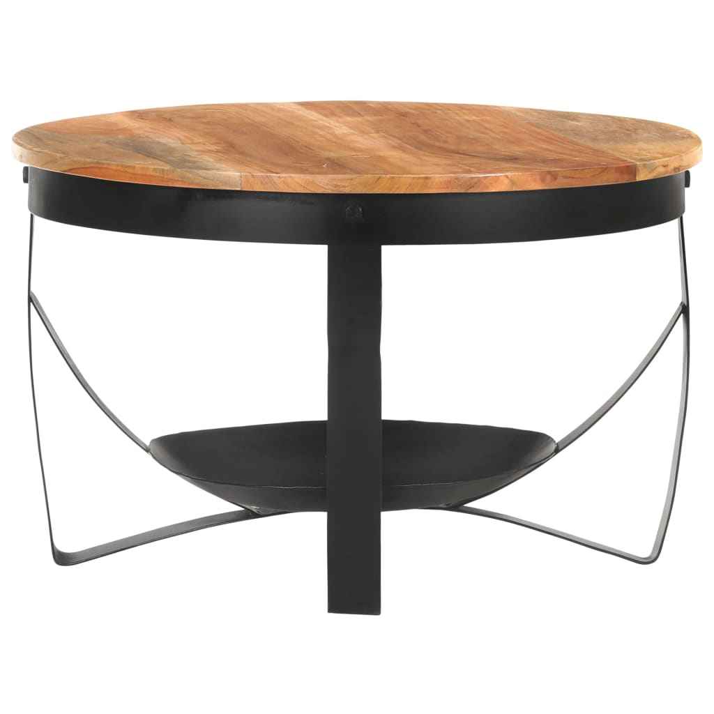 Table Basse Ø Bois D'acacia Solide