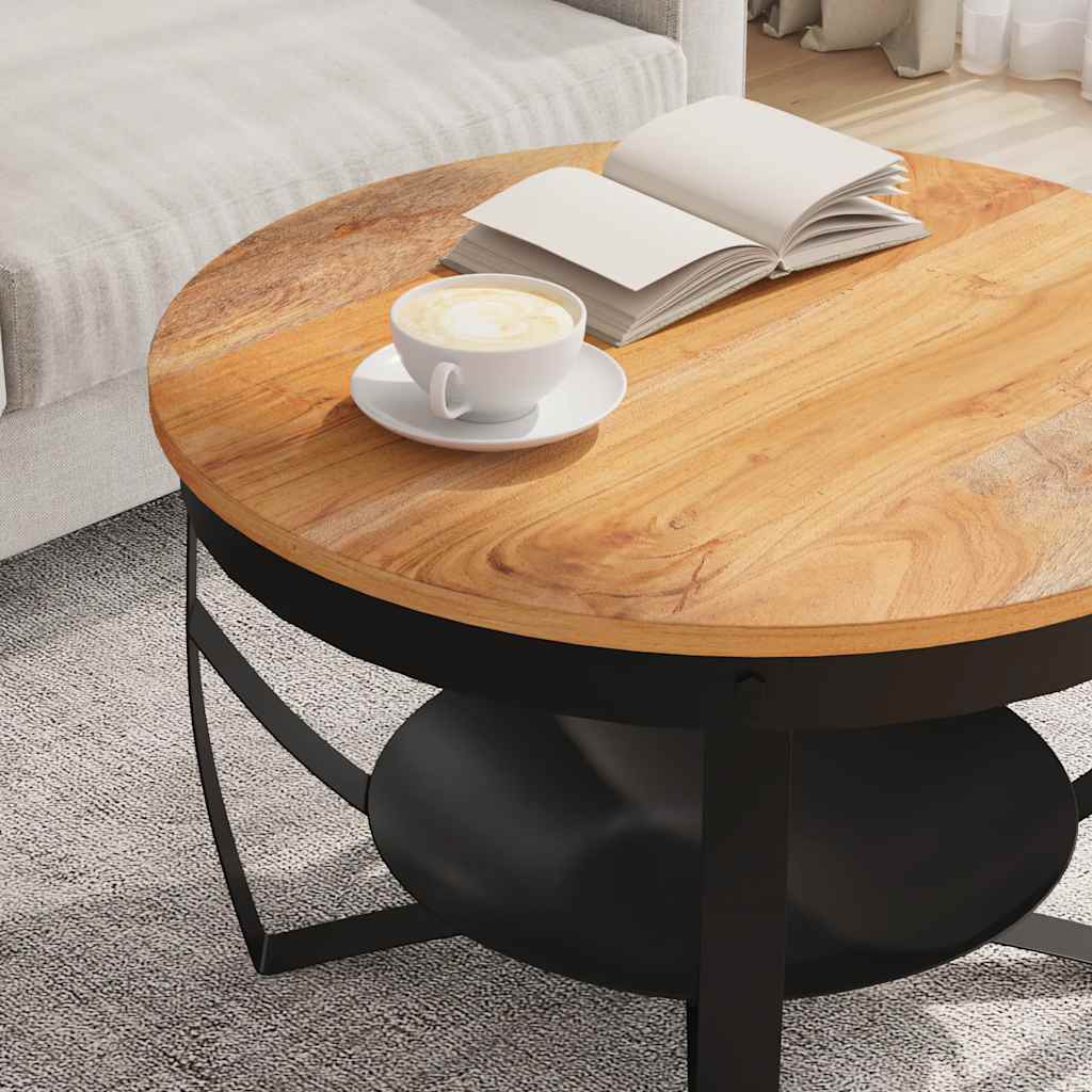 Table Basse Ø Bois D'acacia Solide
