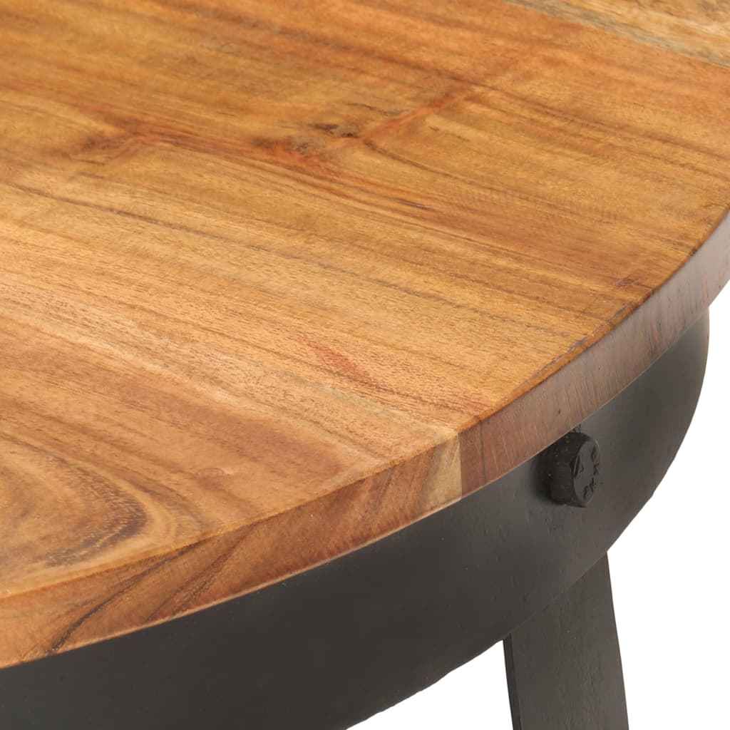 Table Basse Ø Bois D'acacia Solide