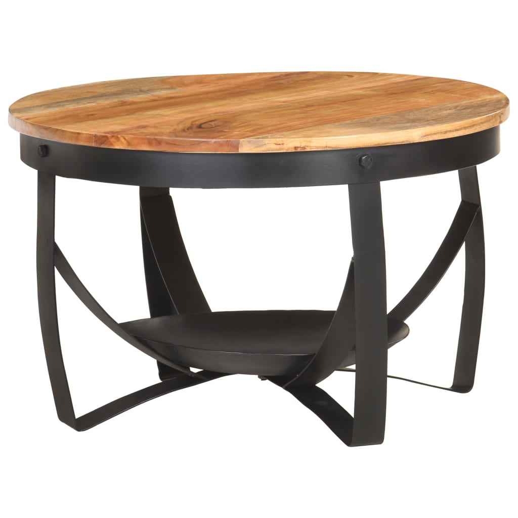 Table Basse Ø Bois D'acacia Solide