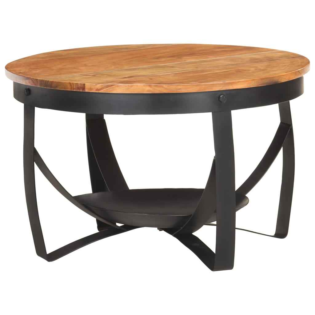 Table Basse Ø Bois D'acacia Solide
