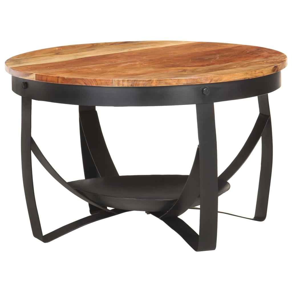 Table Basse Ø Bois D'acacia Solide