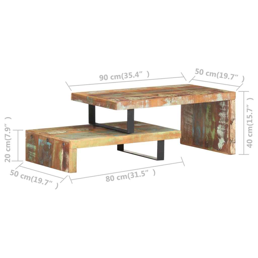 Ensemble De Table Basse 2 Pcs