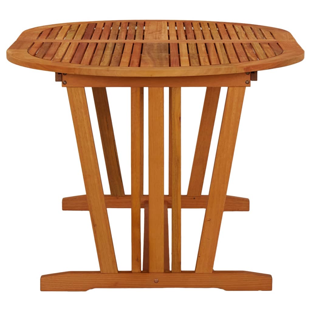 Table De Jardin 200X100X75 Cm Bois D'eucalyptus Solide