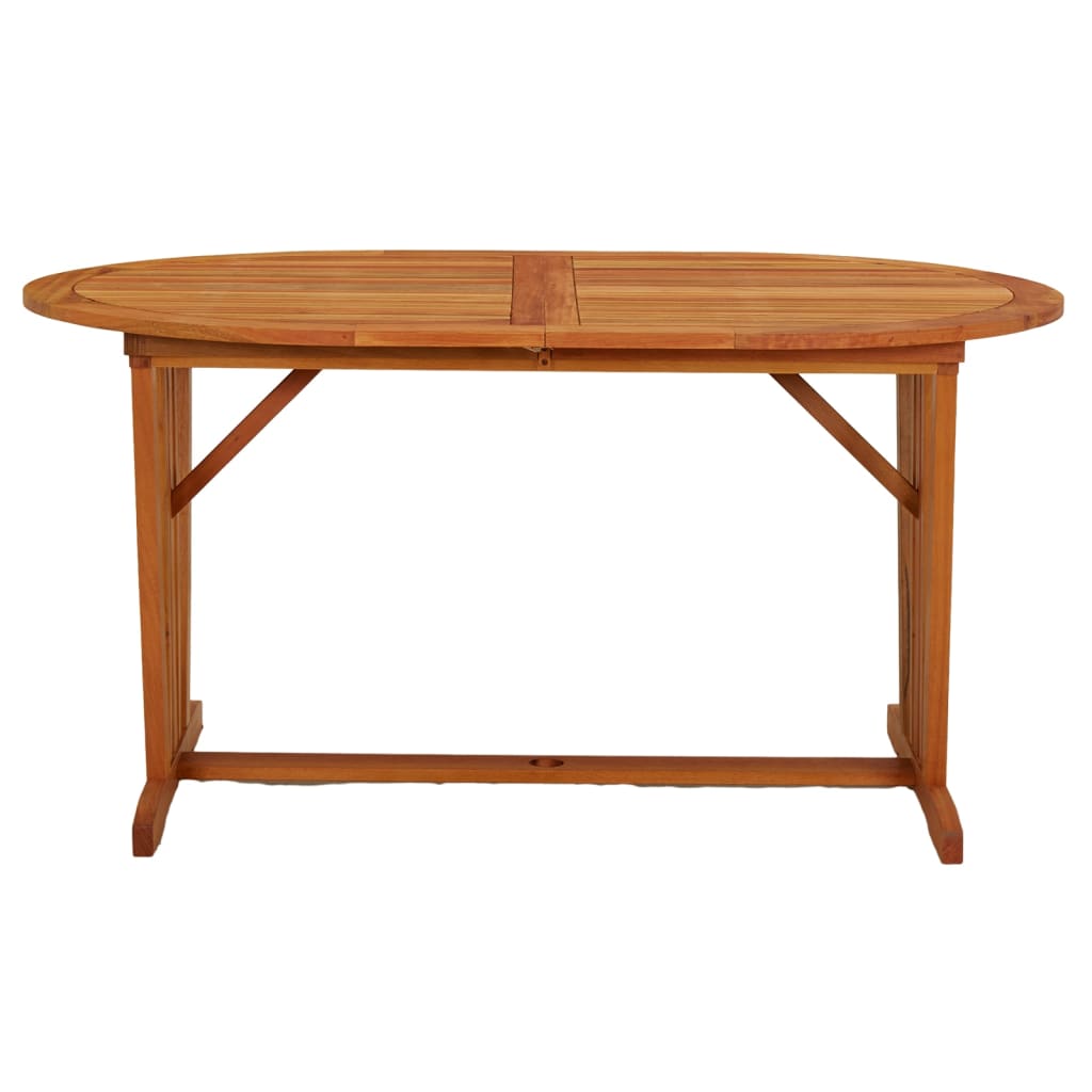 Table De Jardin 200X100X75 Cm Bois D'eucalyptus Solide