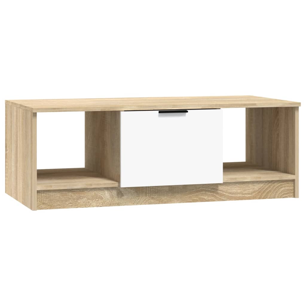Table Basse 102X50X36Cm Bois D'ingénierie