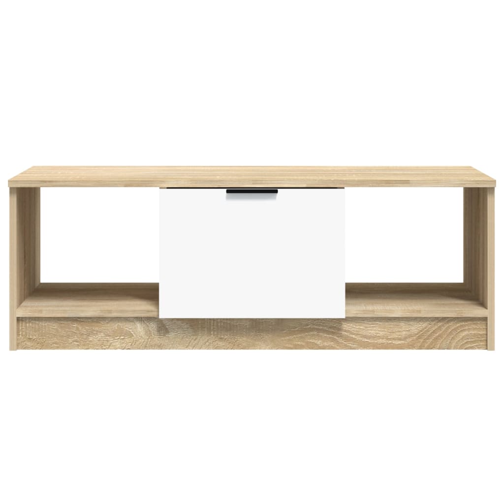 Table Basse 102X50X36Cm Bois D'ingénierie