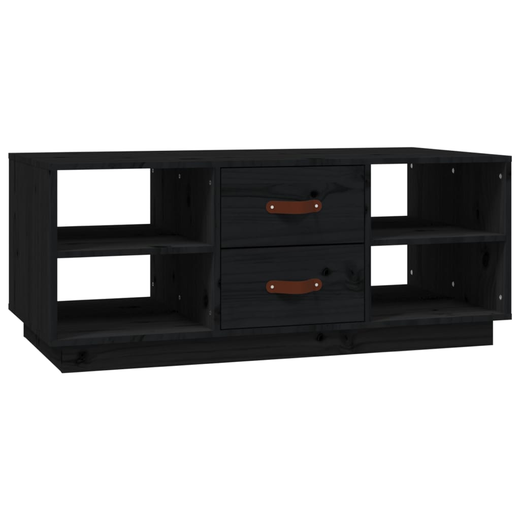 Table Basse 100X50X41 Cm Bois Massif De Pin