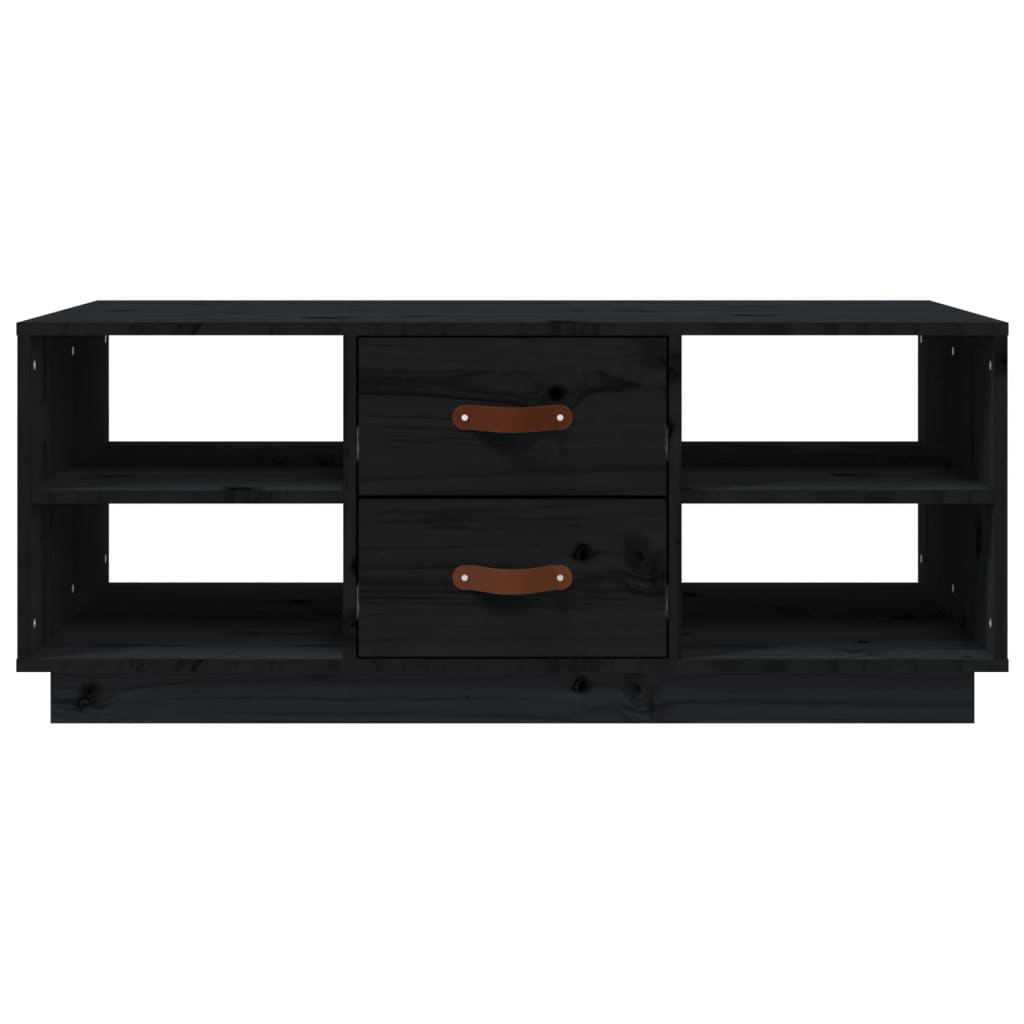 Table Basse 100X50X41 Cm Bois Massif De Pin