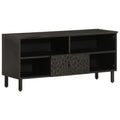 Meuble Tv 100X33X46 Cm Bois Massif De Manguier