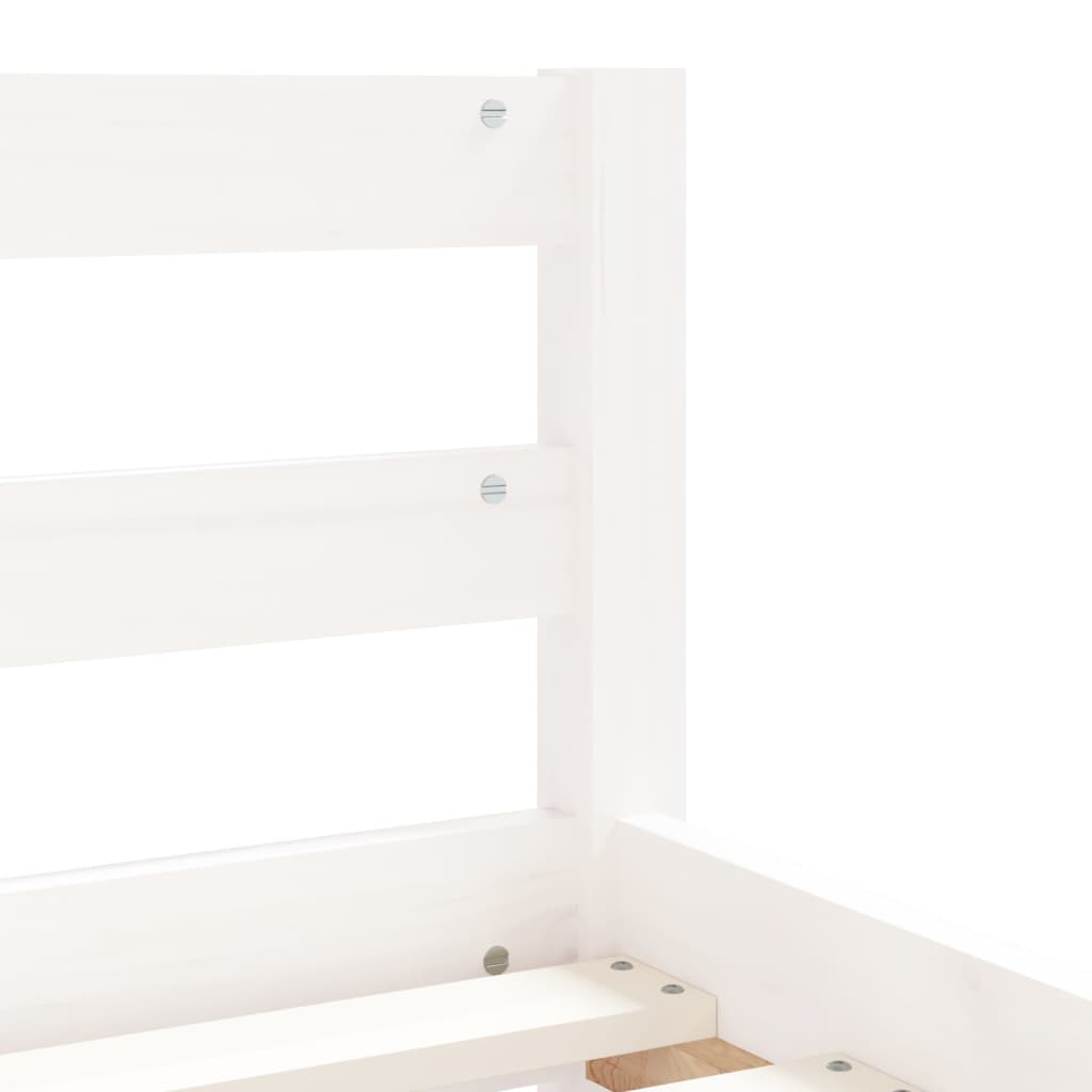 Cadre De Lit Pour Enfant Tiroirs 80X160Cm Bois Pin Massif