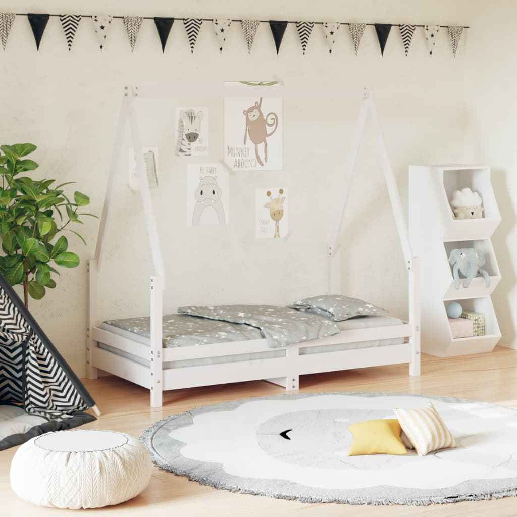 Cadre De Lit Pour Enfant Bois De Pin Massif