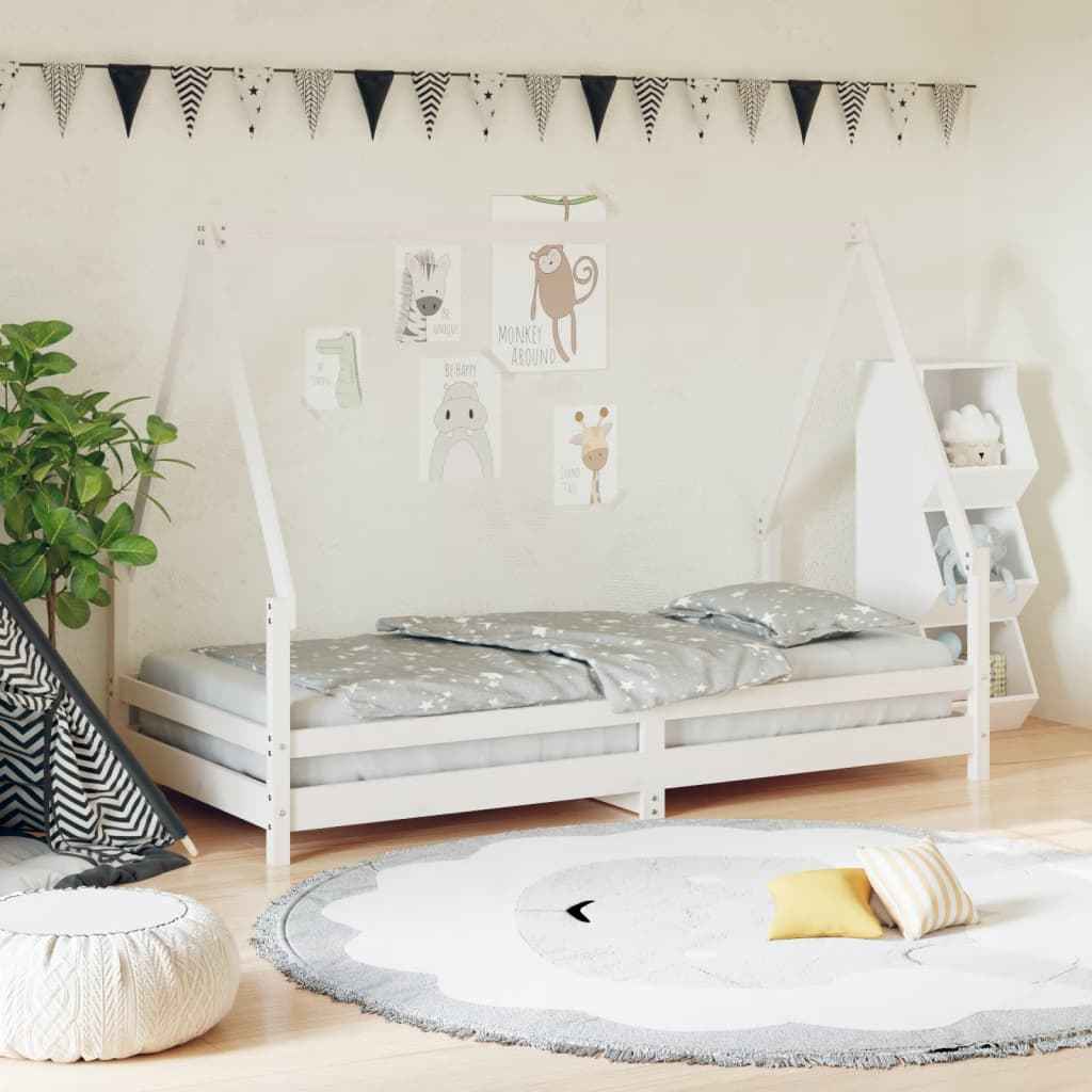 Cadre De Lit Pour Enfant Bois De Pin Massif