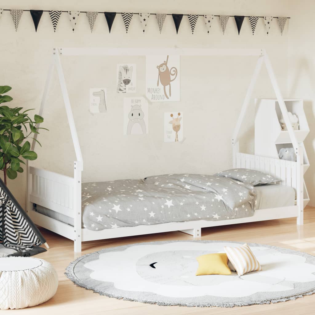 Cadre De Lit Pour Enfant Bois De Pin Massif
