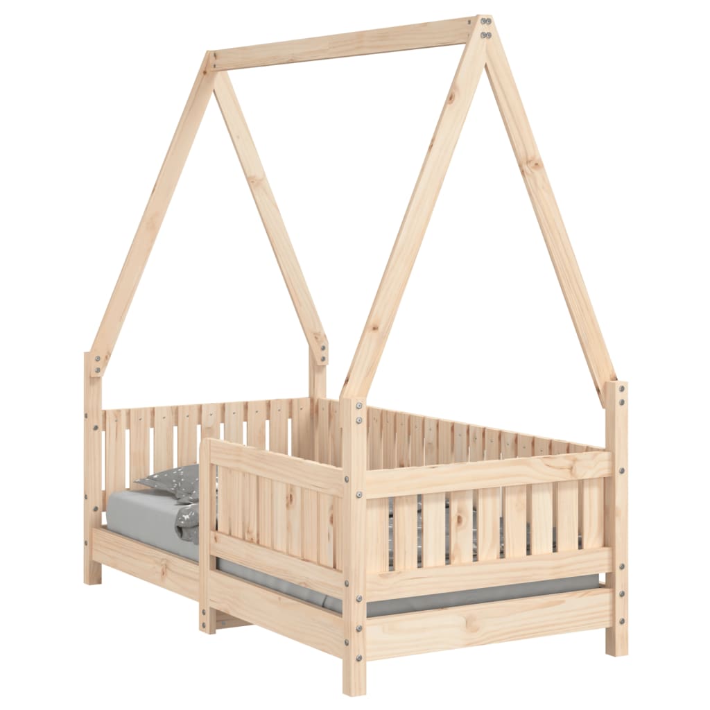 Cadre De Lit Pour Enfant Bois De Pin Massif