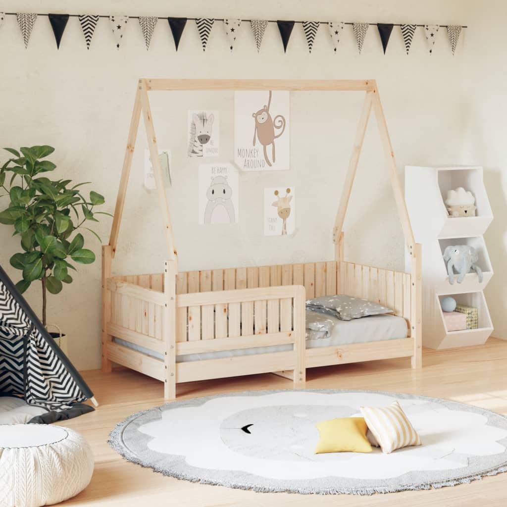Cadre De Lit Pour Enfant Bois De Pin Massif