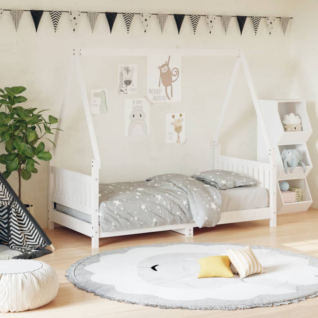 Cadre De Lit Pour Enfant Bois De Pin Massif