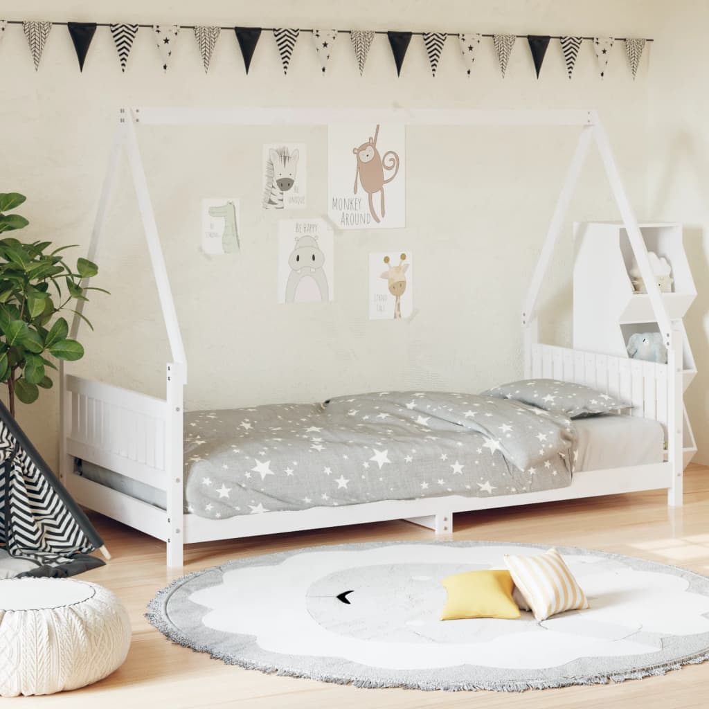 Cadre De Lit Pour Enfant Bois De Pin Massif