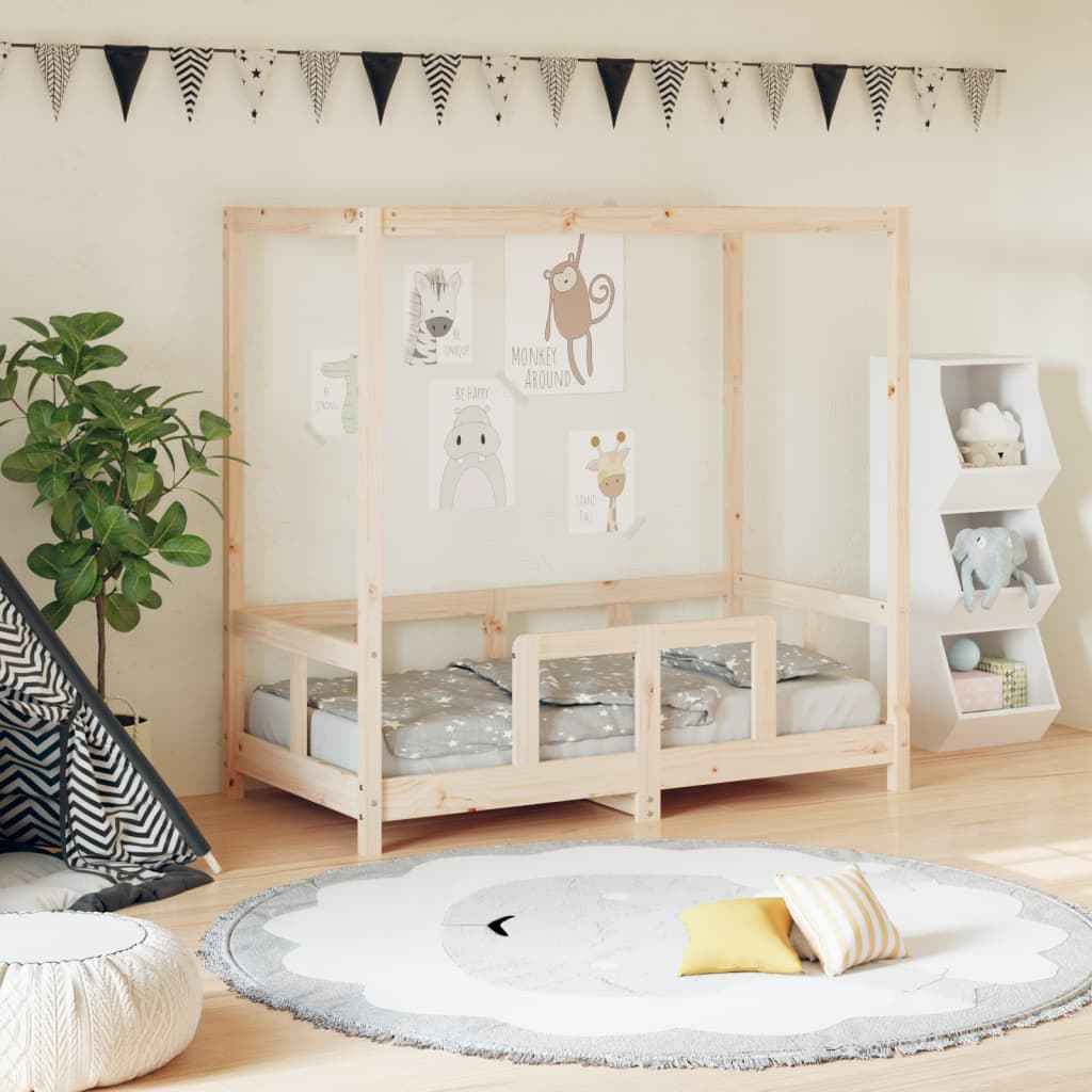 Cadre De Lit Pour Enfant Bois De Pin Massif
