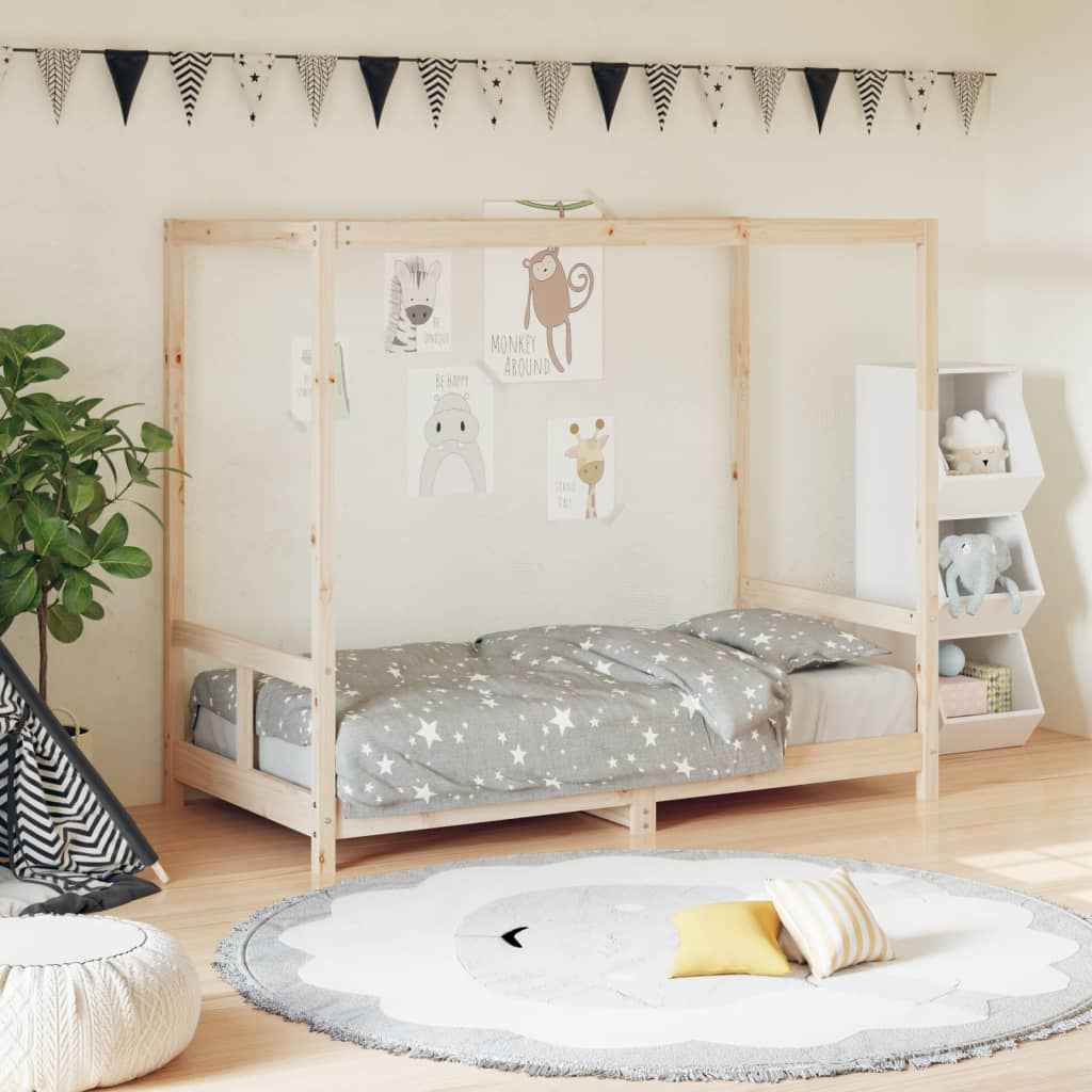 Cadre De Lit Pour Enfant Bois De Pin Massif