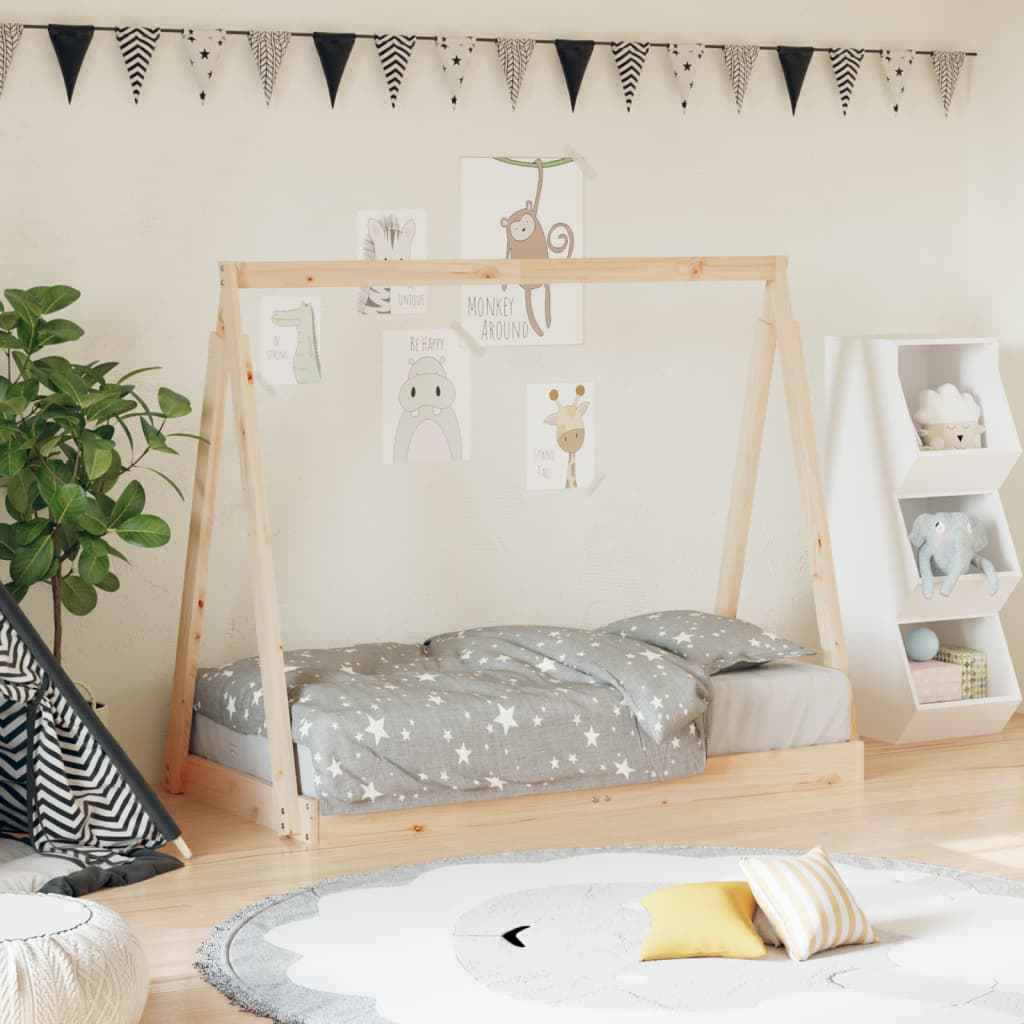 Cadre De Lit Pour Enfant Bois De Pin Massif