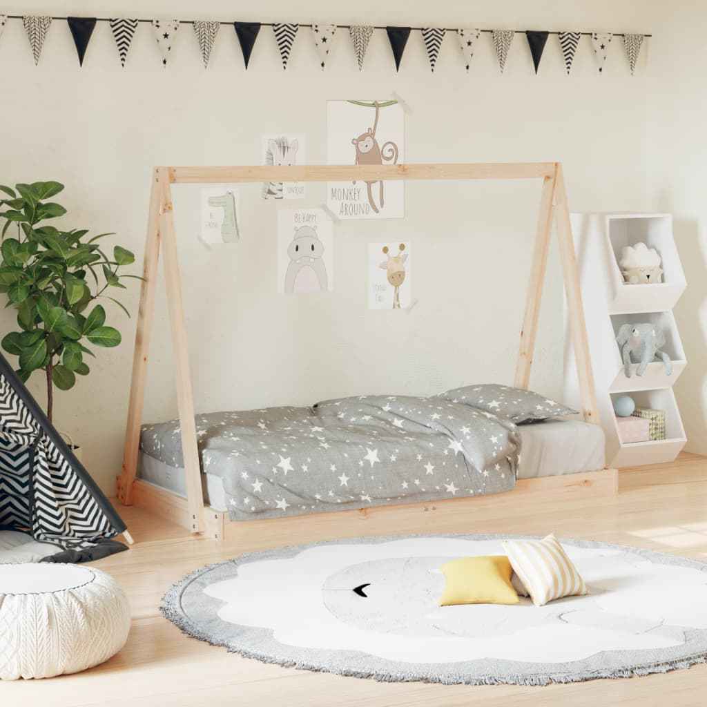 Cadre De Lit Pour Enfant Bois De Pin Massif